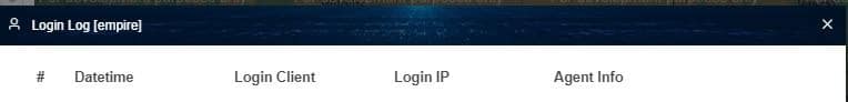 Login Log