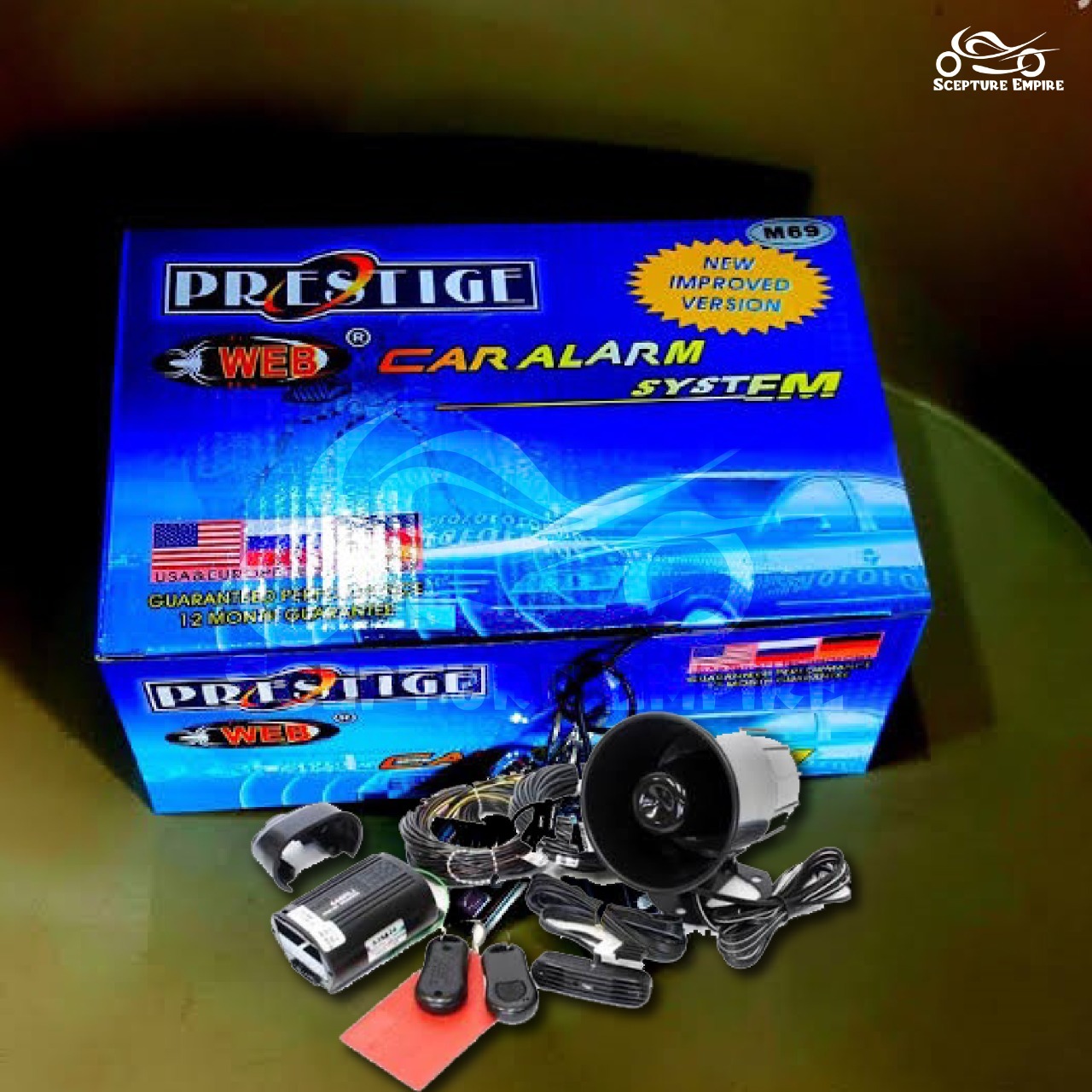 Prestige web car alarm system