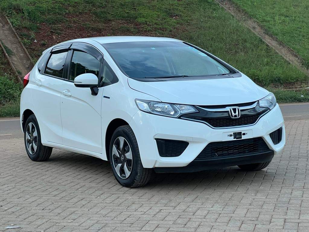 Honda Fit Hybrid as used in the article about the most fuel efficient cars in Kenya