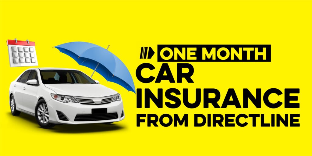 direct line car insurance 1 month