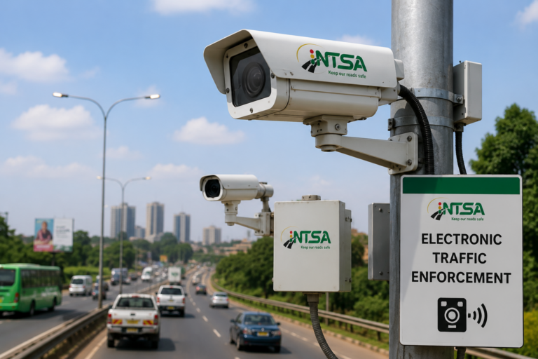 An NTSA camera as used in the article Understanding Kenya's New Digital Traffic Fine System